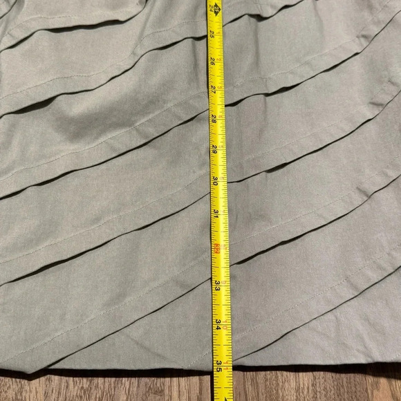 Adrianna Papell Size 6 Diagonal Panel Sheath Dress Capped Sleeve Office Job Chic - Picture 7 of 7